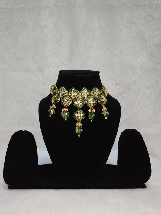 Emerald Noor Choker Set