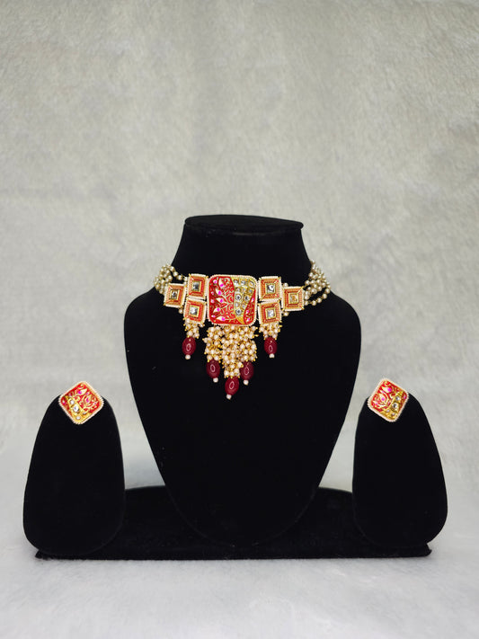 Royal uby Rajwada Set