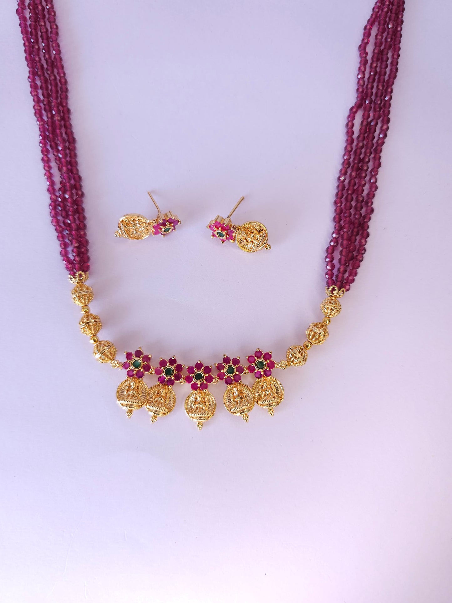 Temple Bloom Necklace Set