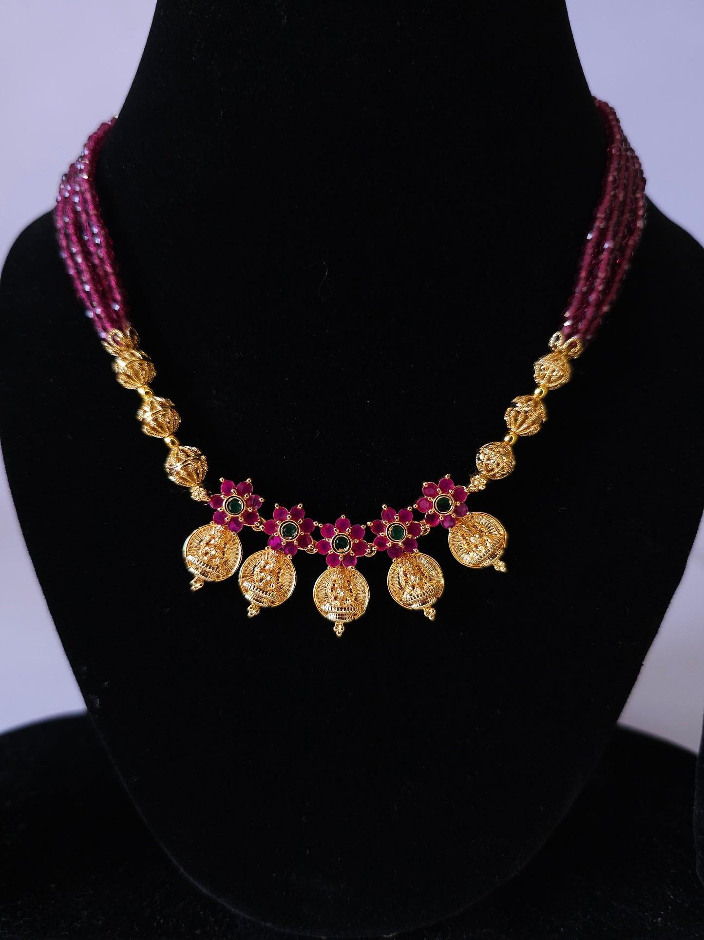 Temple Bloom Necklace Set
