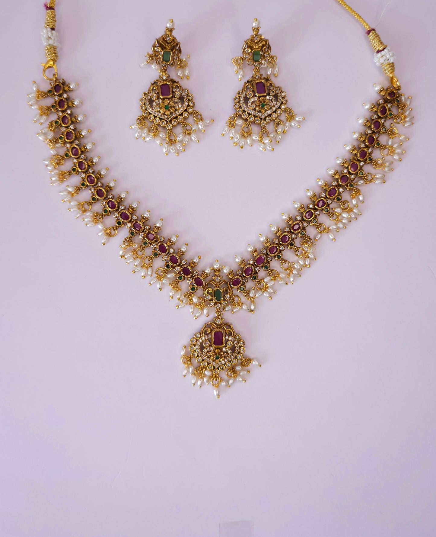 Regal Pearl Cascade Set