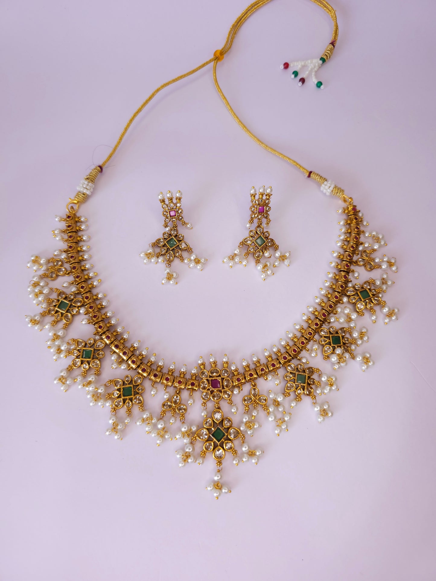 Celestial Pearl Veil Set