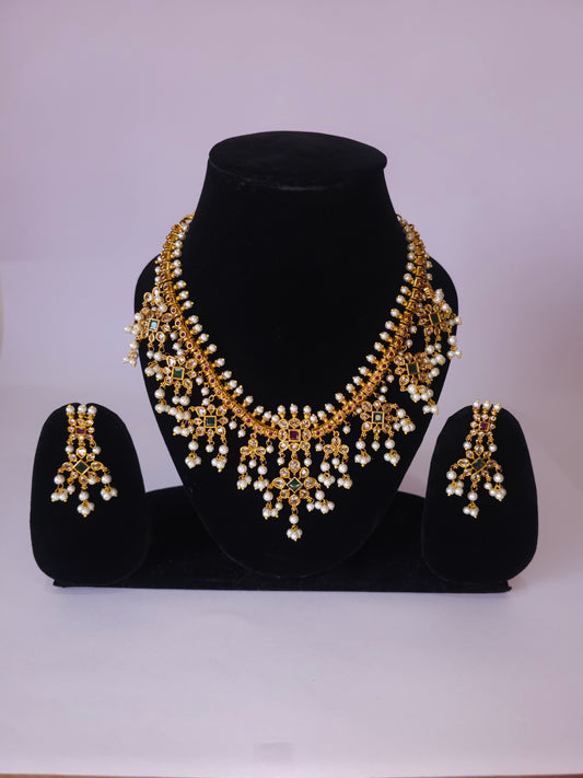 Celestial Pearl Veil Set