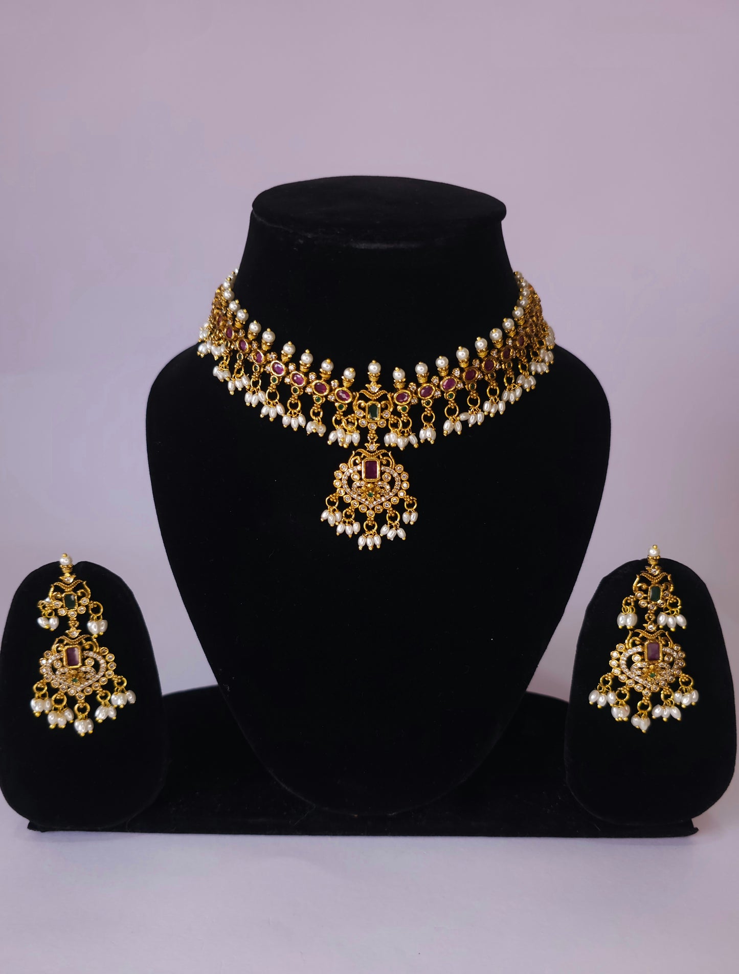 Regal Pearl Cascade Set