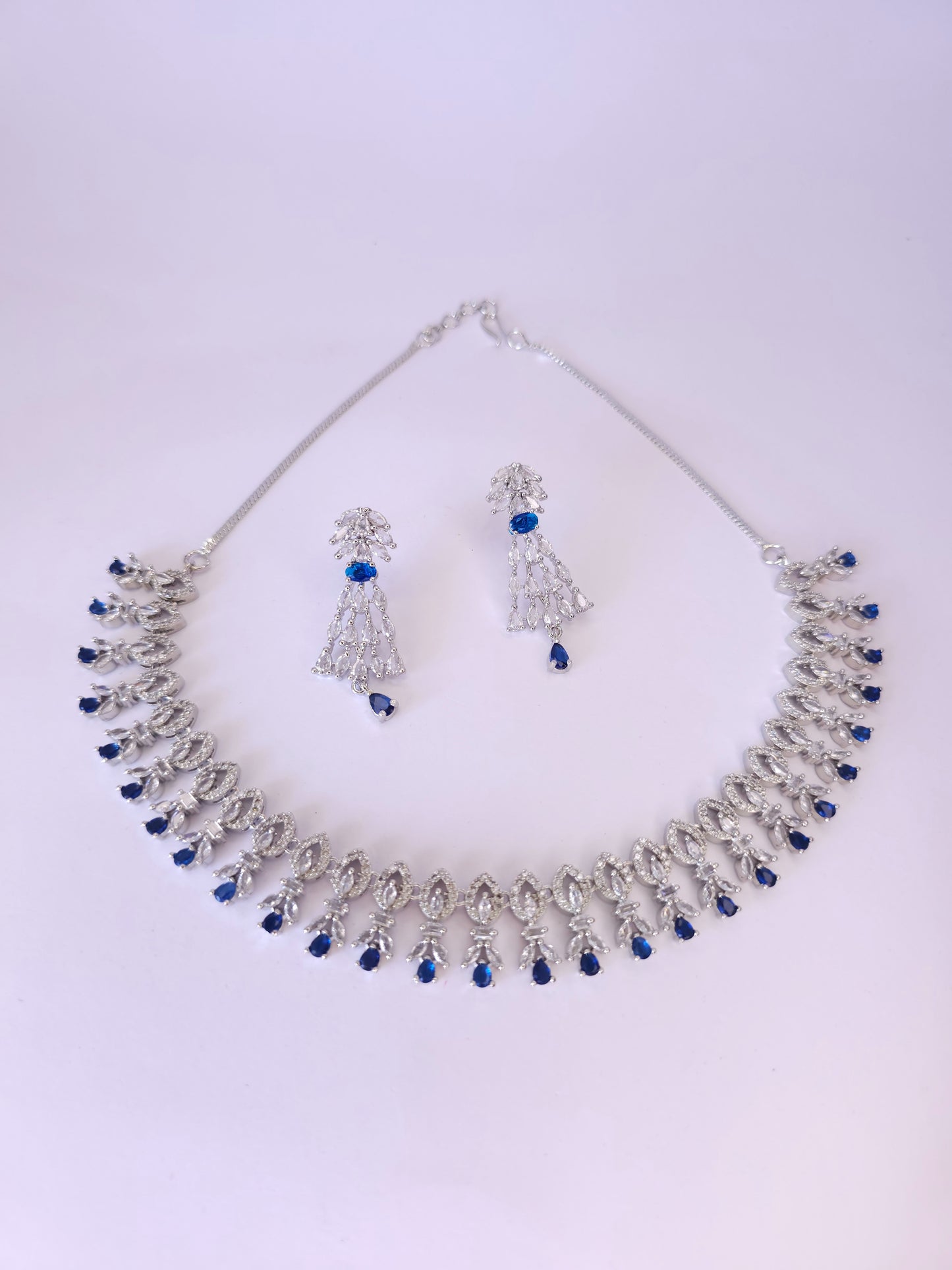 Noor Sapphire Radiance Set