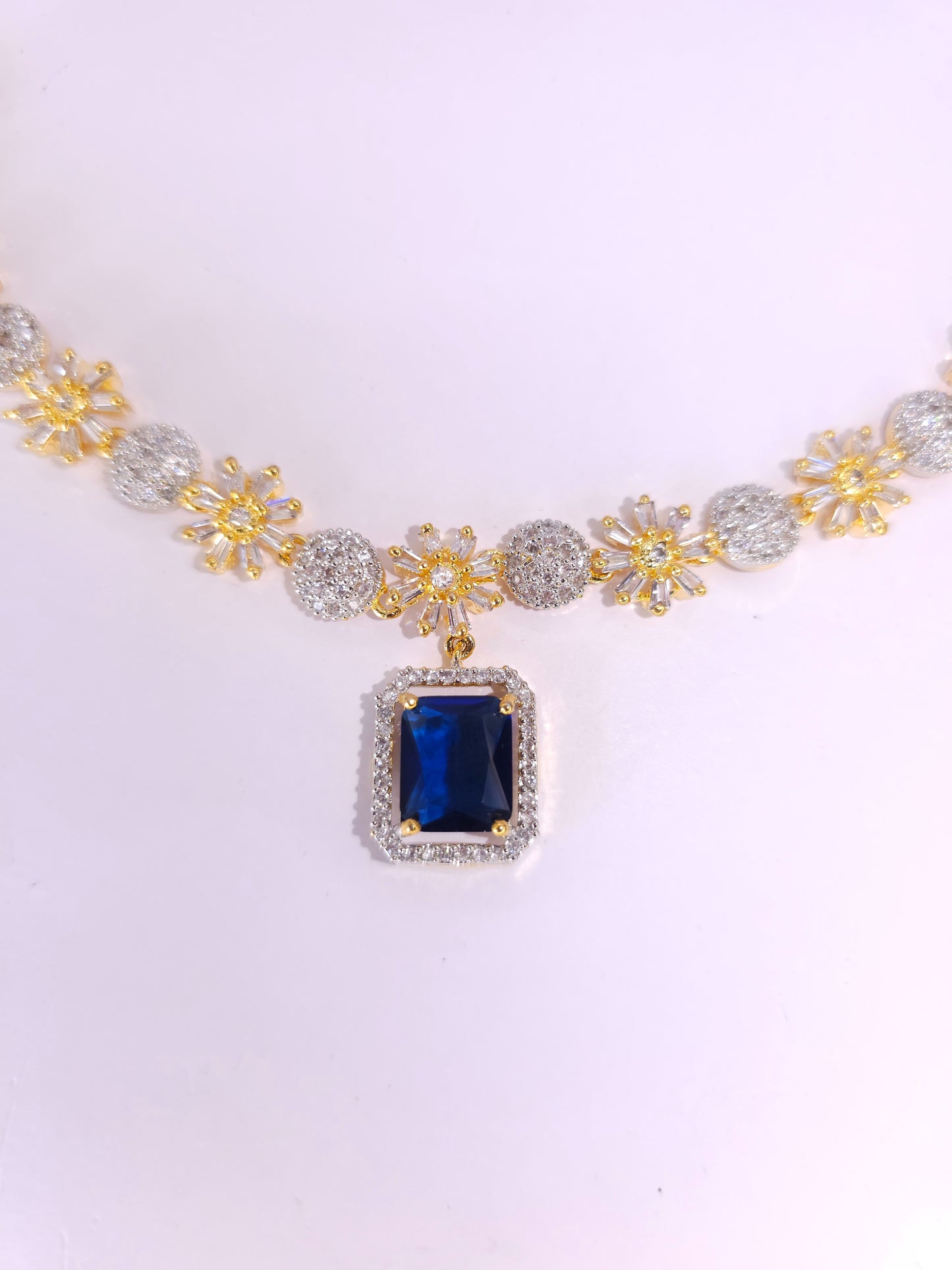 Noor Sapphire Radiance Set