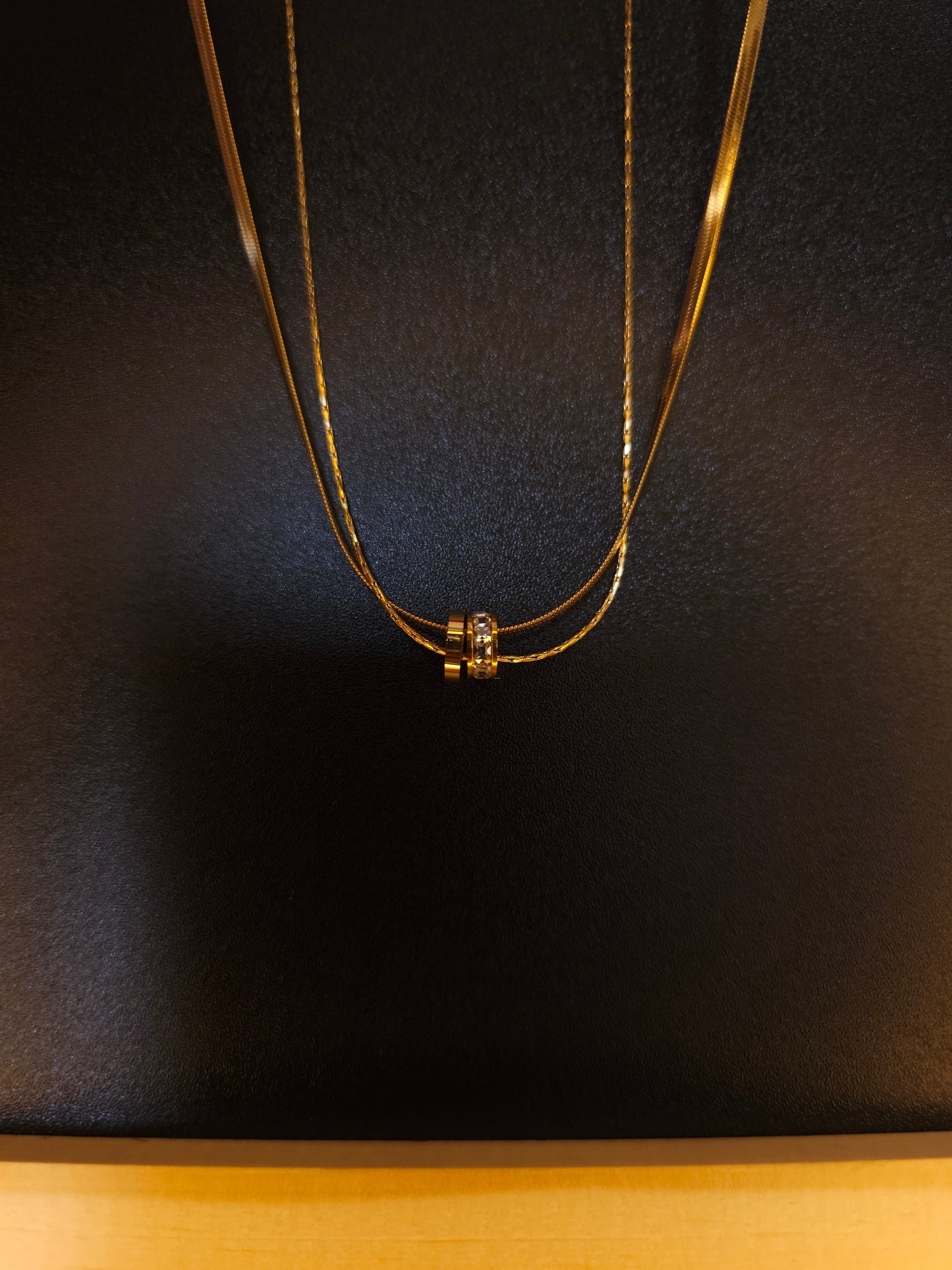 Radiant Duo Ring Chain