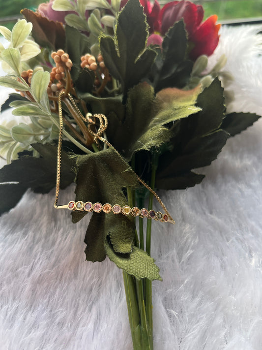 Rainbow Charm Bracelet