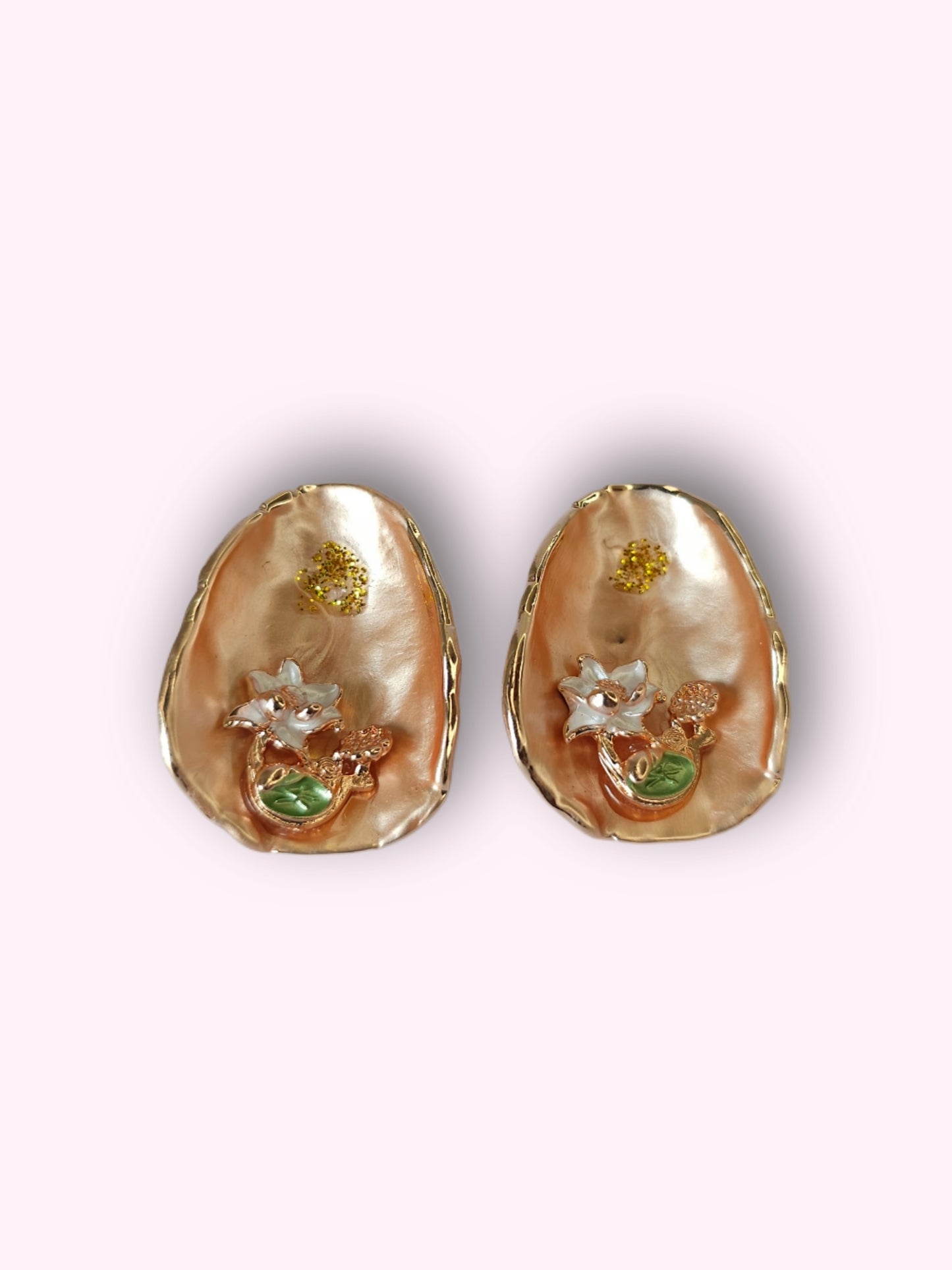 Glossy Bloom Studs