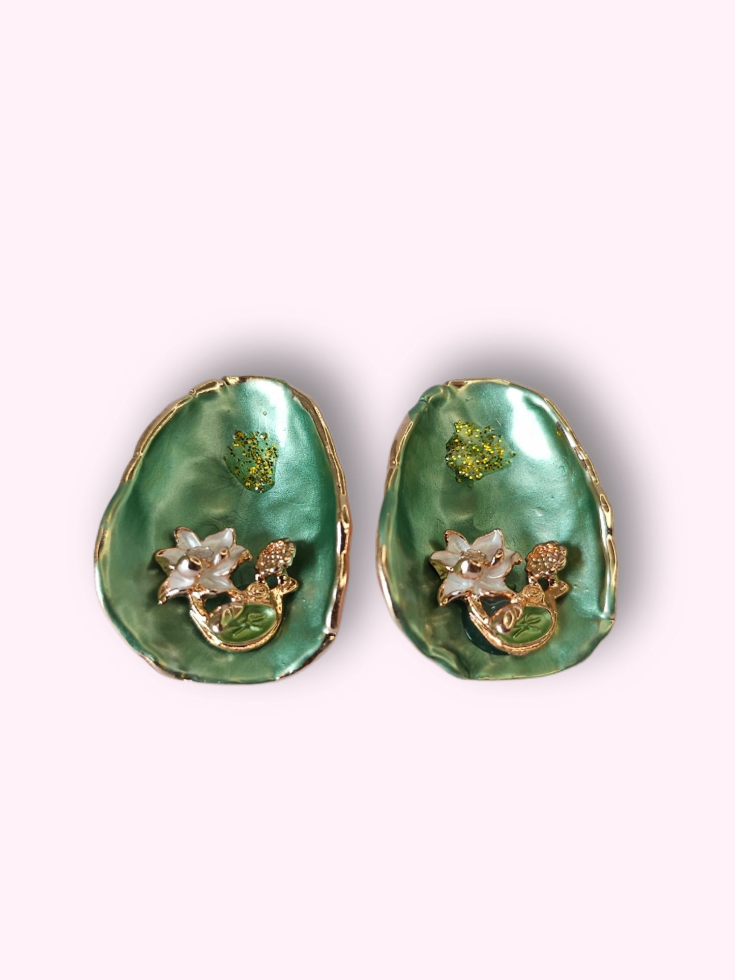 Glossy Bloom Studs