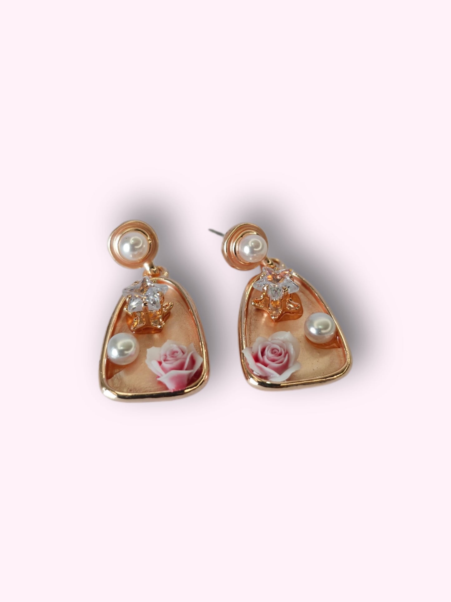 Rose Drop Studs