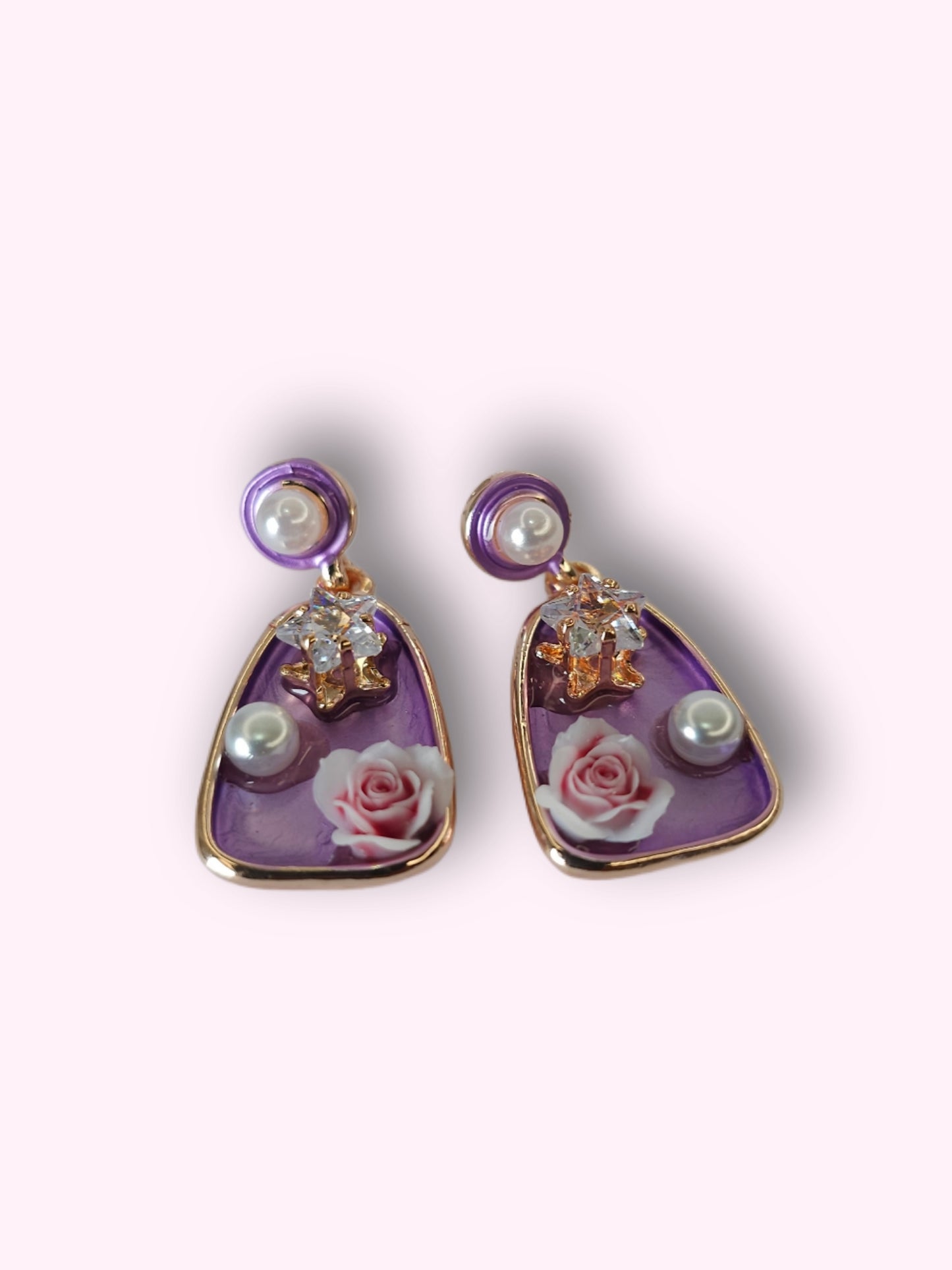 Rose Drop Studs