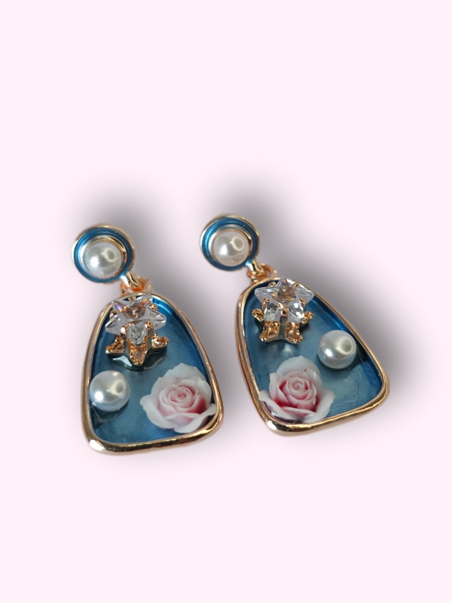 Rose Drop Studs
