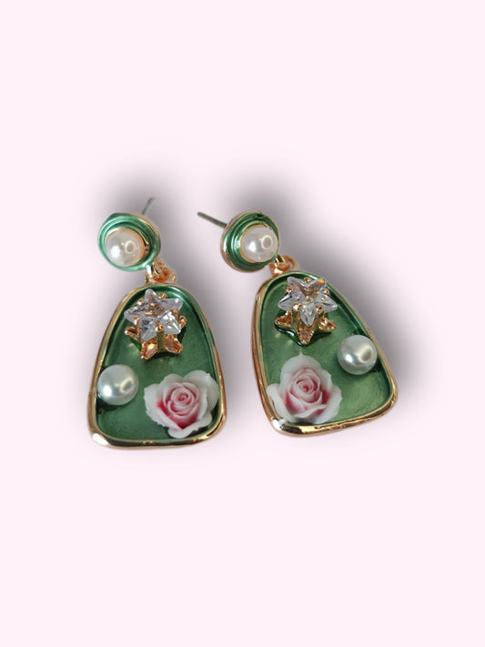 Rose Drop Studs