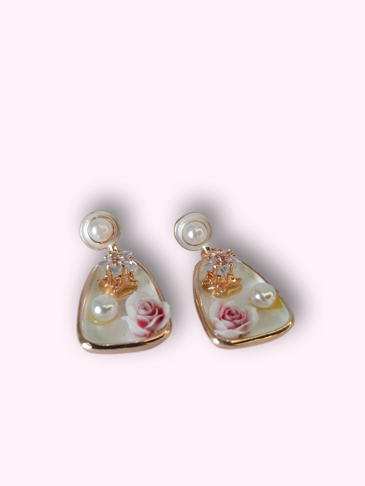 Rose Drop Studs