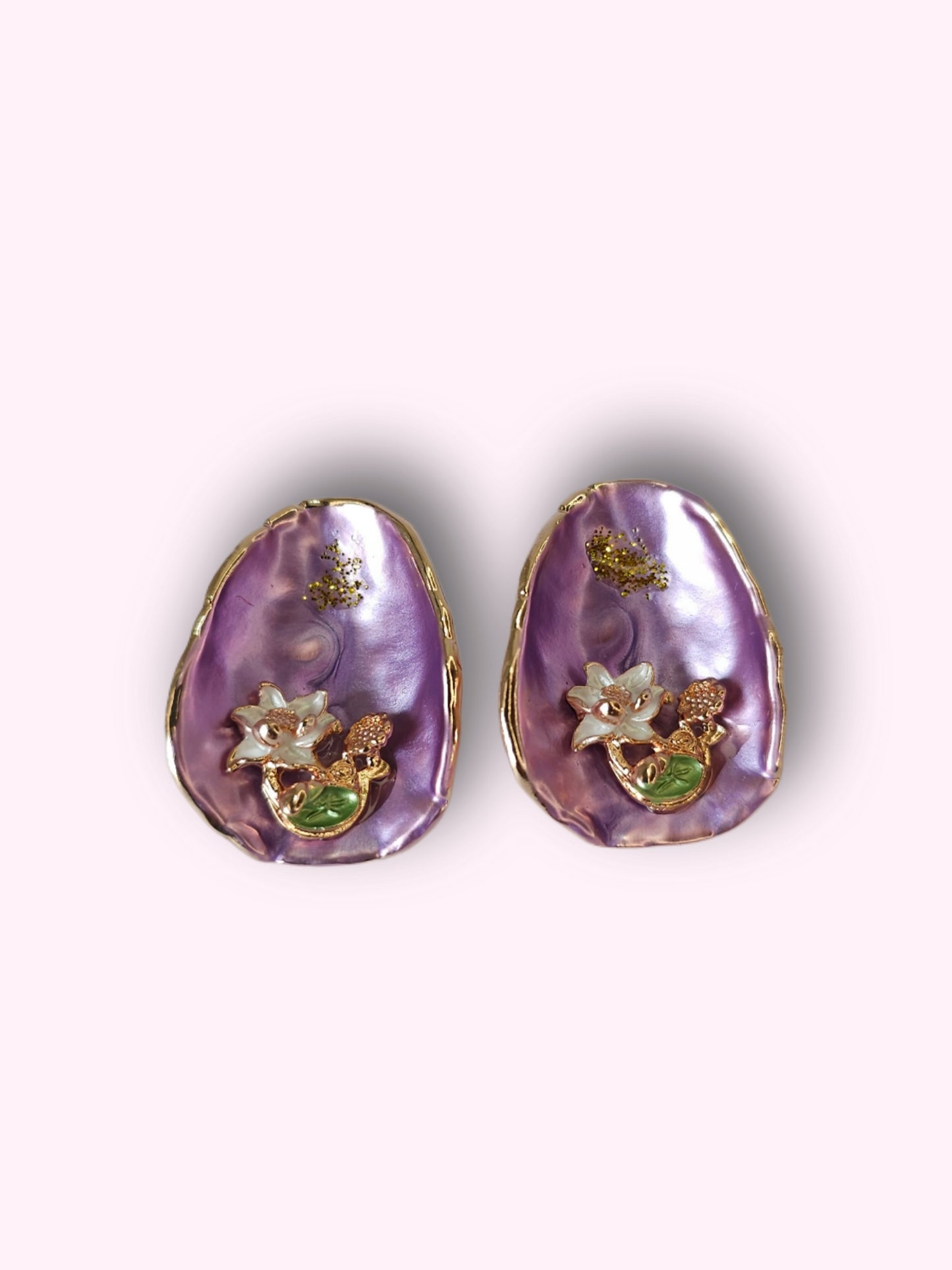 Glossy Bloom Studs