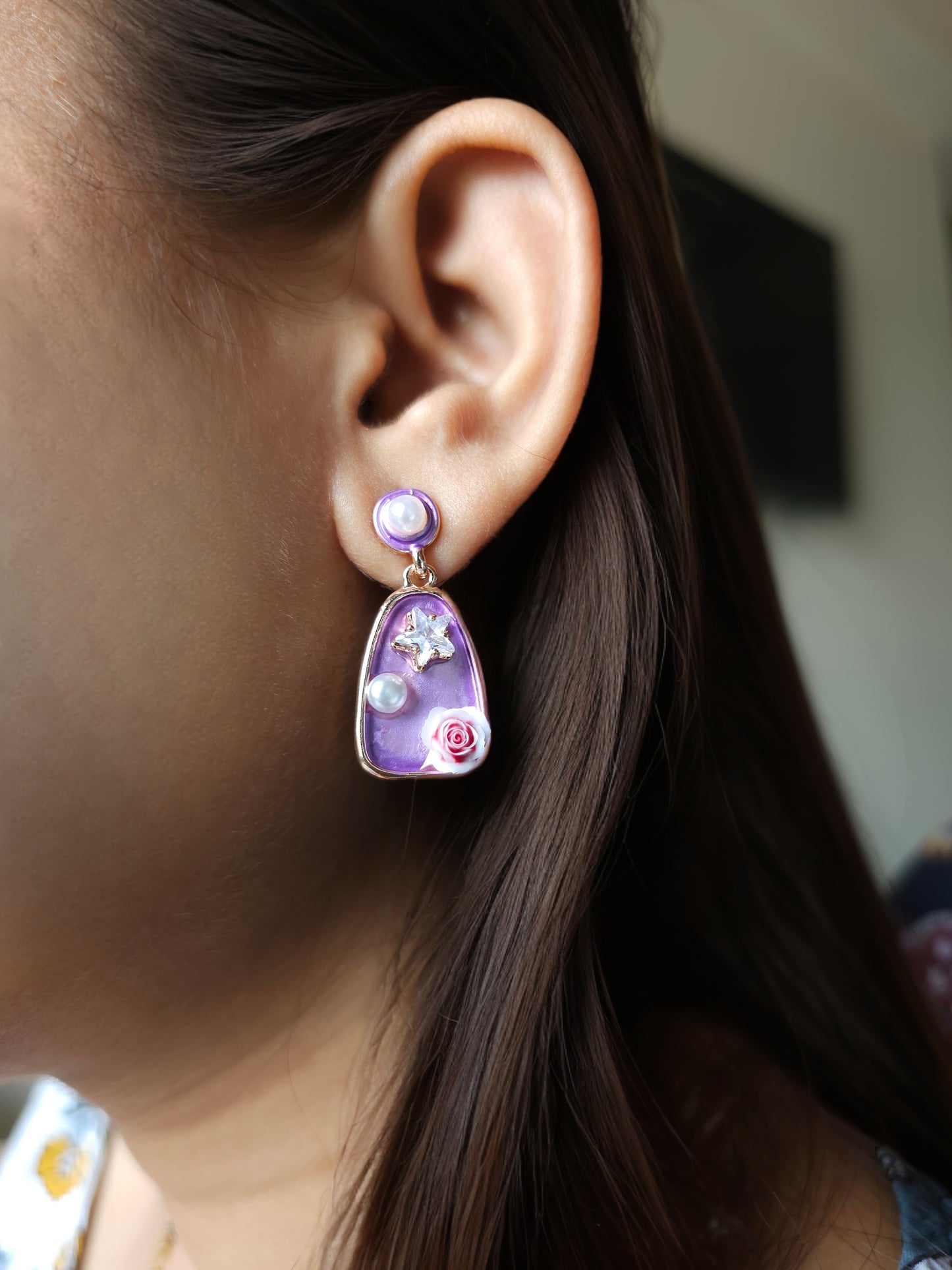 Rose Drop Studs