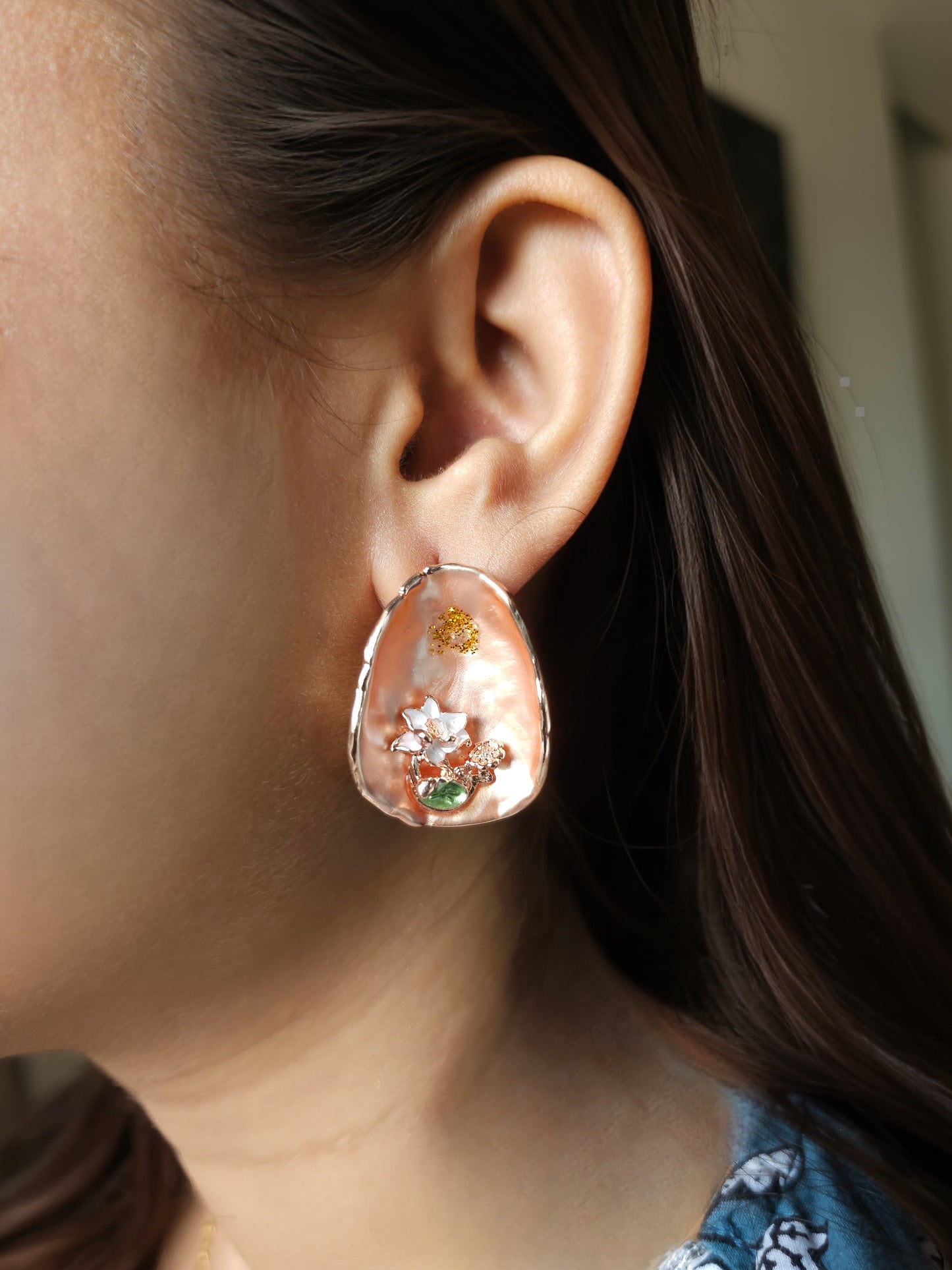 Glossy Bloom Studs