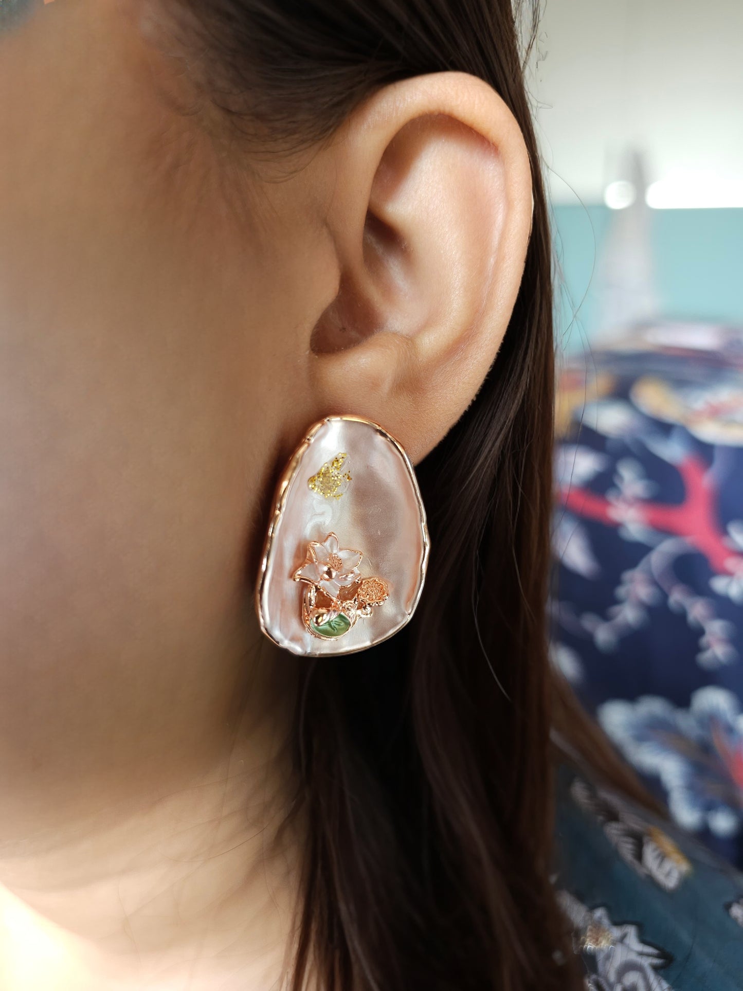 Glossy Bloom Studs