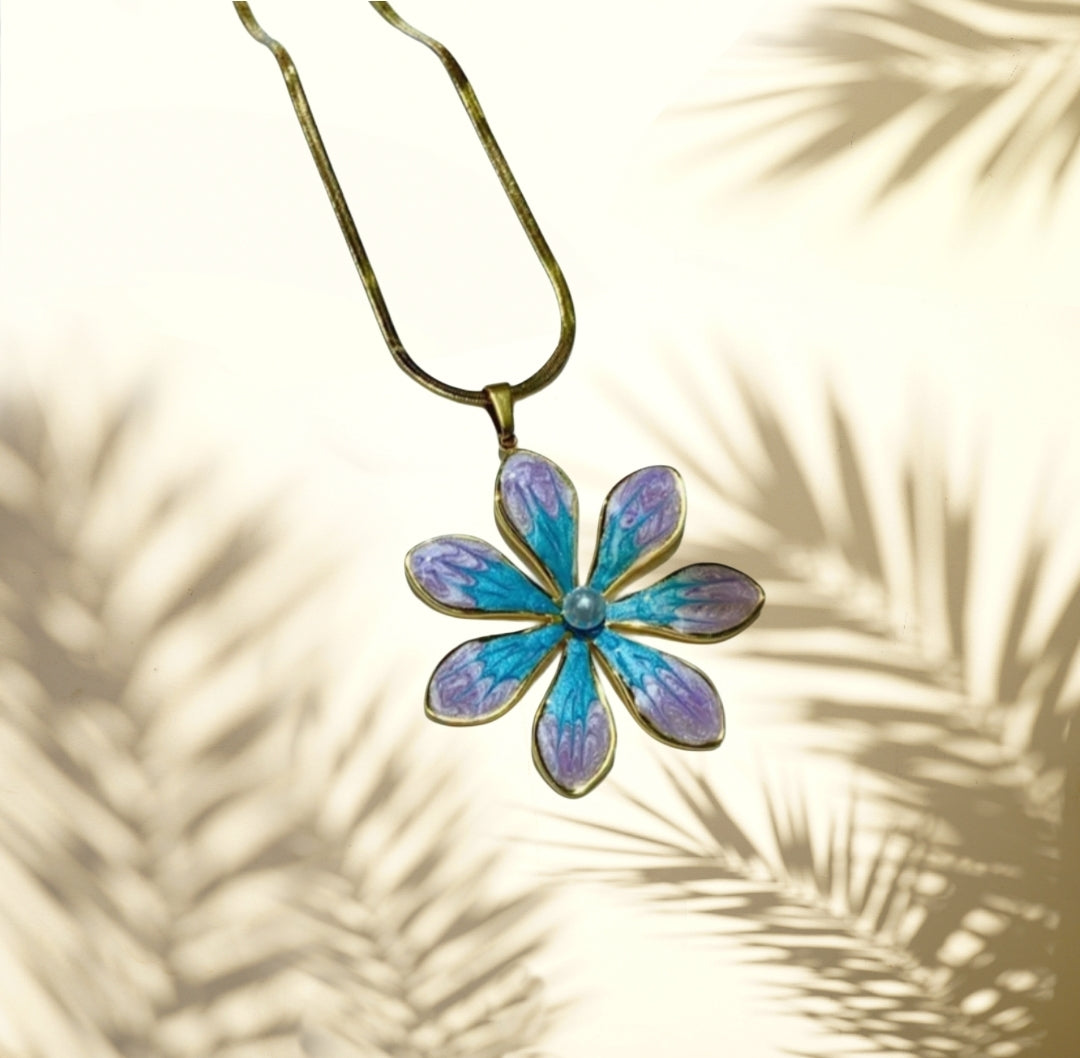 Blue Blossom Pendant