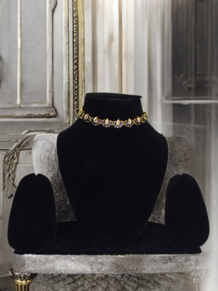 Meher Emerald Pearl Choker