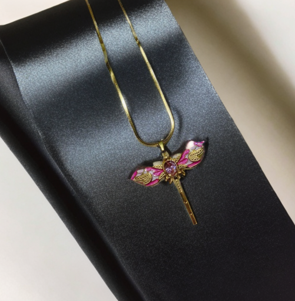 Aurora Dragonfly Pendant