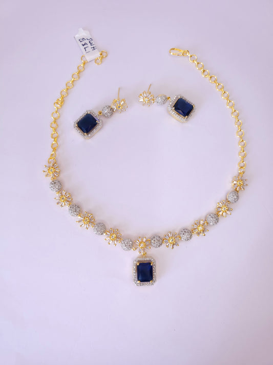 Noor Sapphire Radiance Set