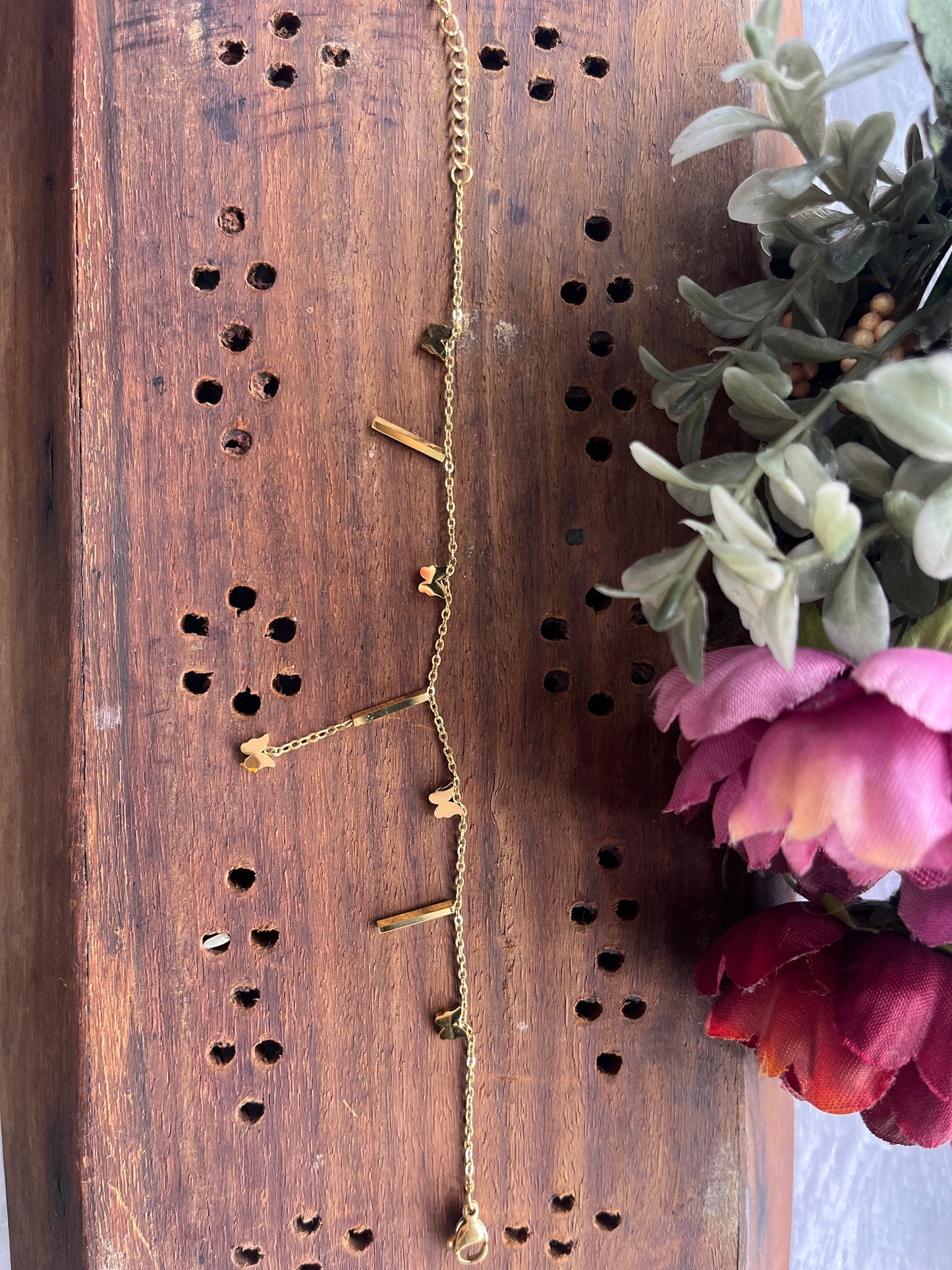 Golden Butterfly Bracelet