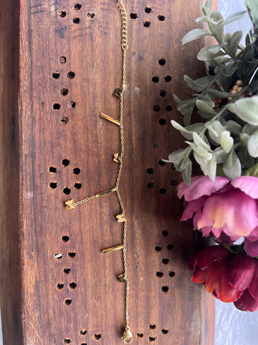 Golden Butterfly Bracelet