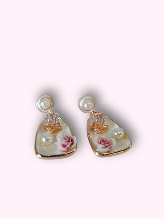 Rose Drop Studs