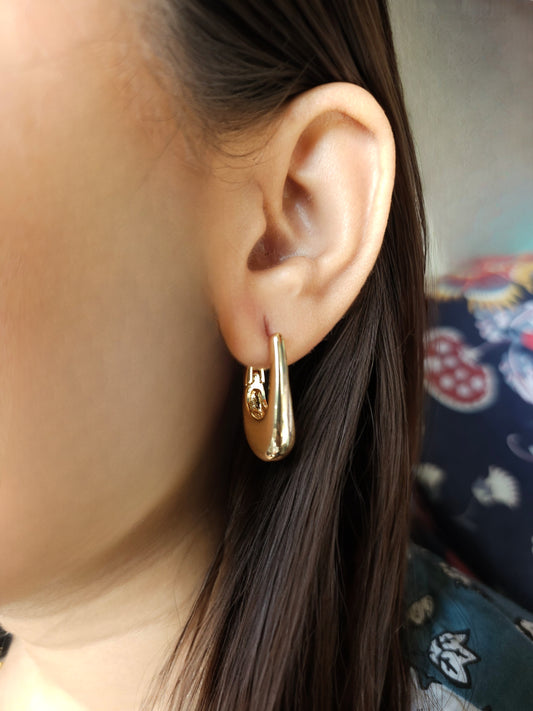 Molten Gold Hoops
