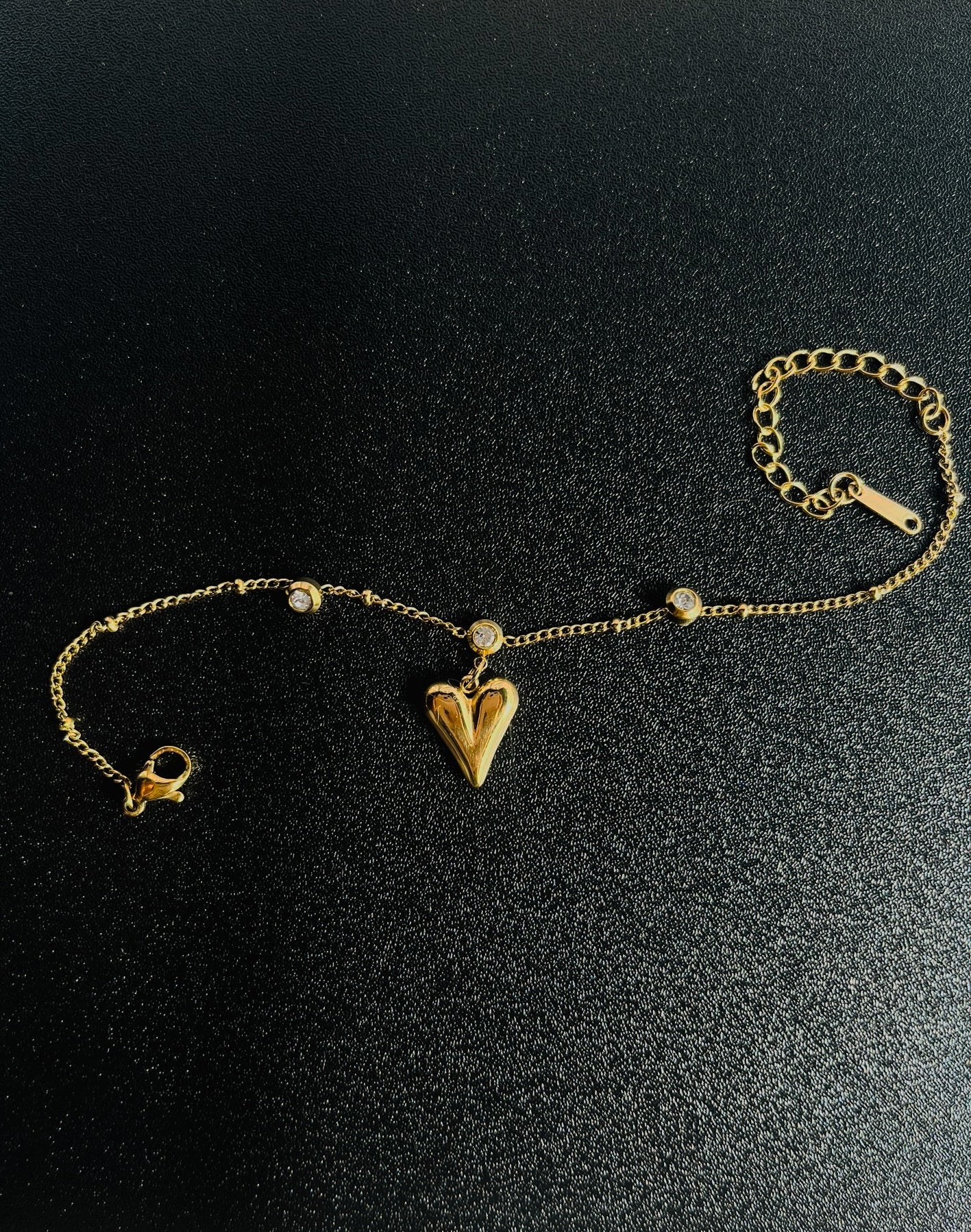 Golden Heart Bracelet
