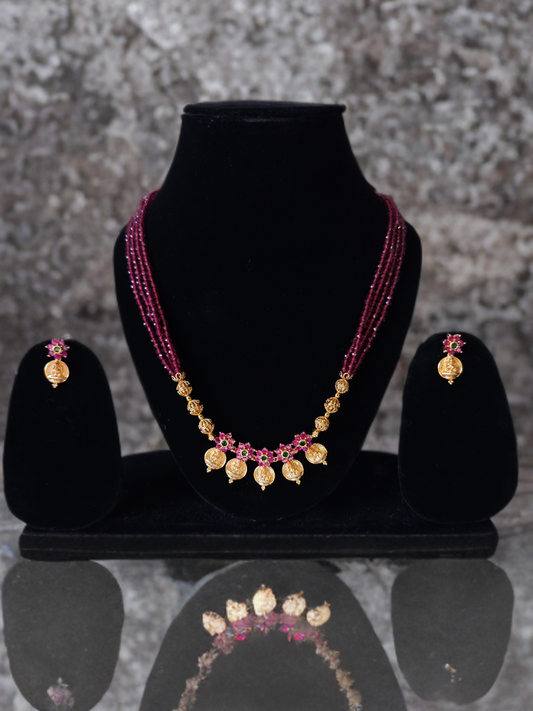 Temple Bloom Necklace Set
