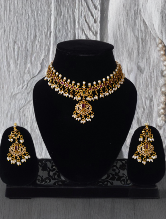 Regal Pearl Cascade Set