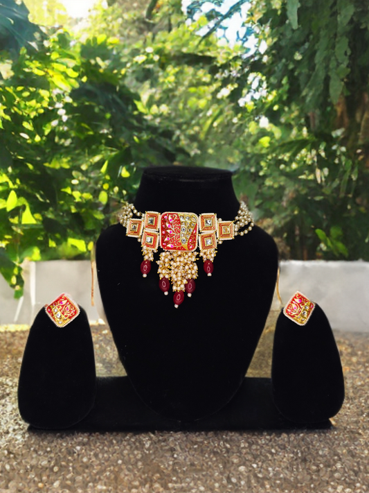 Royal uby Rajwada Set