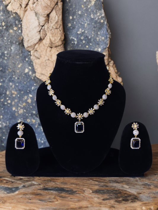 Noor Sapphire Radiance Set