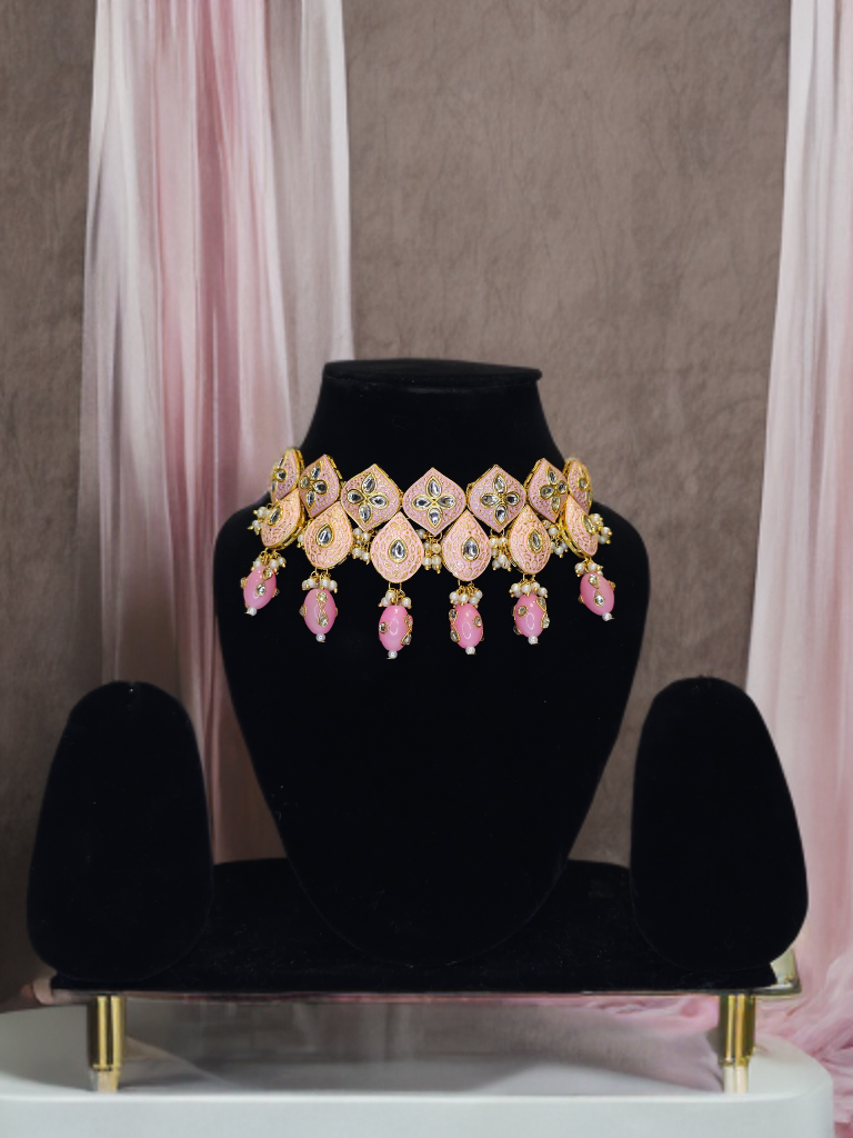 Gulbahaar Blush Choker
