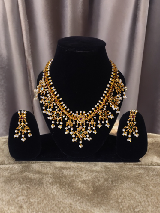 Celestial Pearl Veil Set
