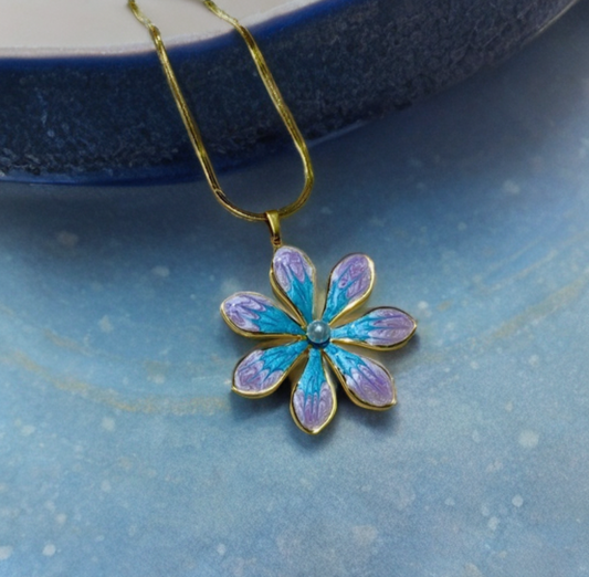 Blue Blossom Pendant