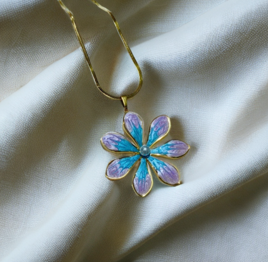 Blue Blossom Pendant